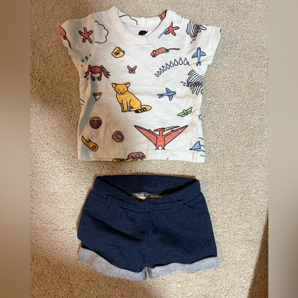 Kids Animal Print Matching Set